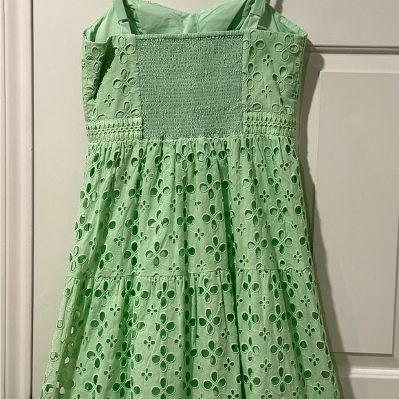 Lilly Pulitzer Mint Eyelet Tiered Sundress NWT size 8 - Picture 2 of 5